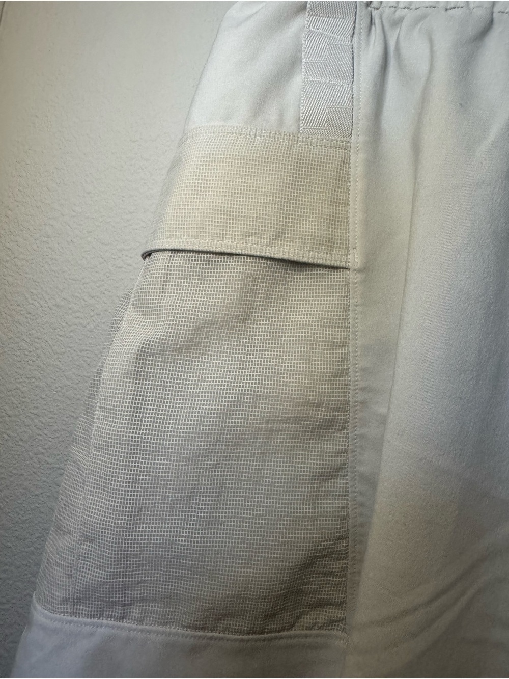 Lululemon Water-Repellent Hiking Shorts in the color Bone - Picture 5 of 9